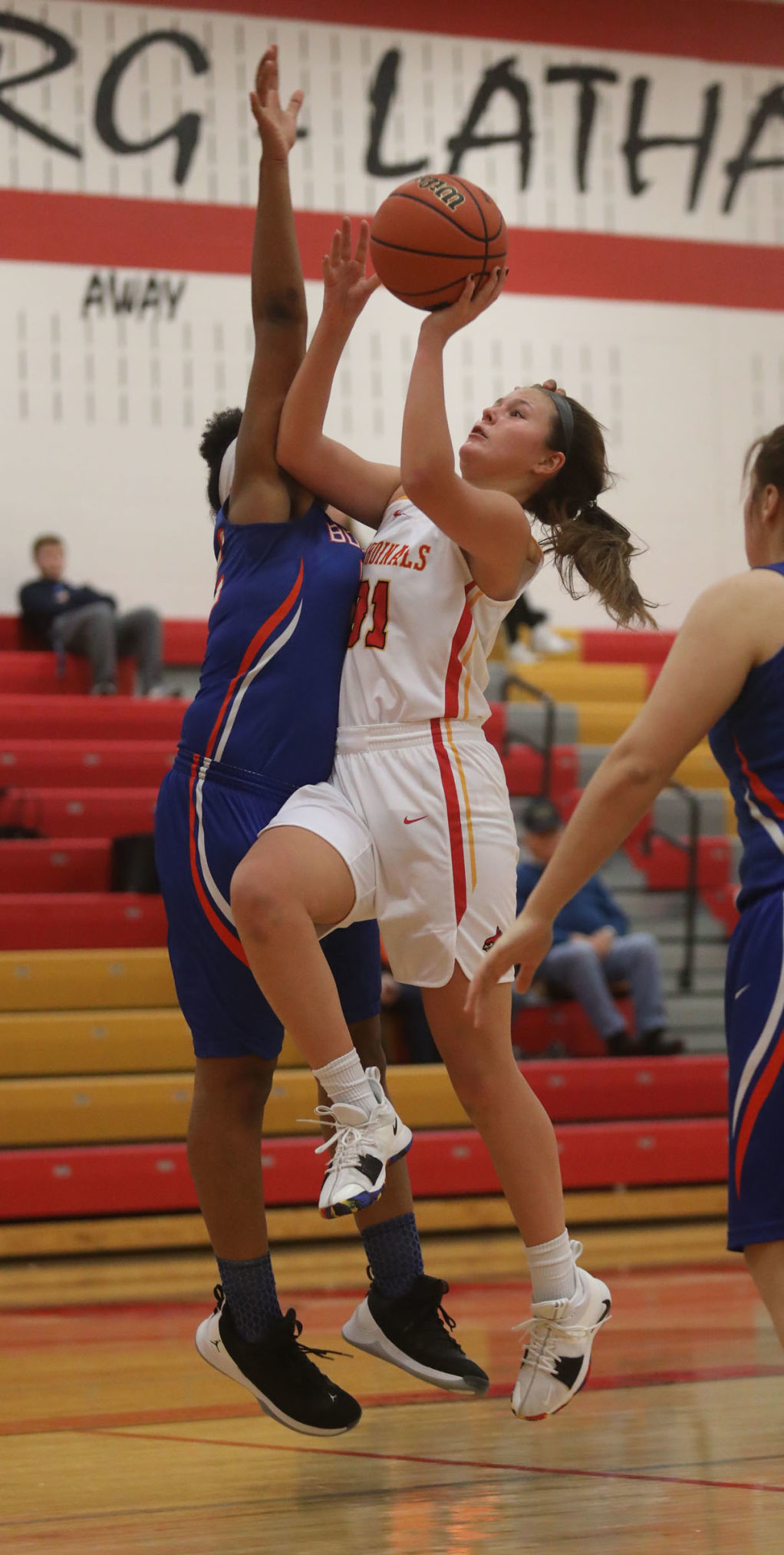 Warrensburg Latham vs Argenta Oreana girls basketball 2 2.4.19.jpg